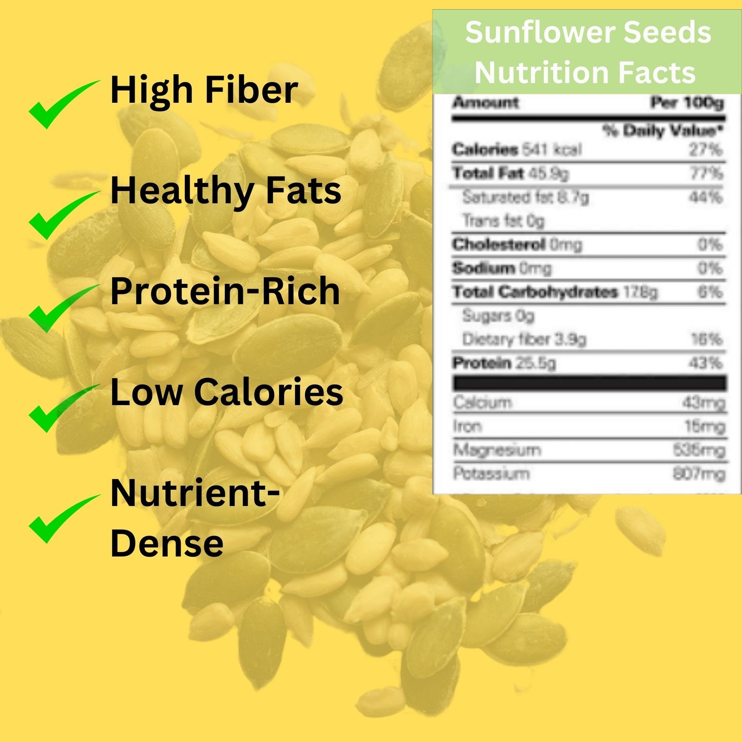 Sunflower Seeds Without Shell 200 Grams For Eating Unshelled | Peeled | Suraj Mukhi Seeds 200 Grams