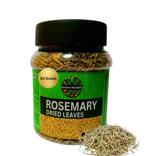 Rosemary Leaves 50g | Rosemary Leaves For Hair Growth & Skin Herbal Product Green Herbify 